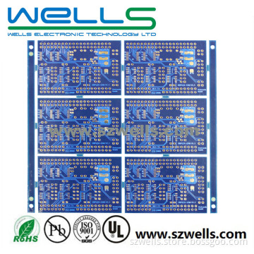 Lead Free Hal PCB, Blue Soldermask PCB